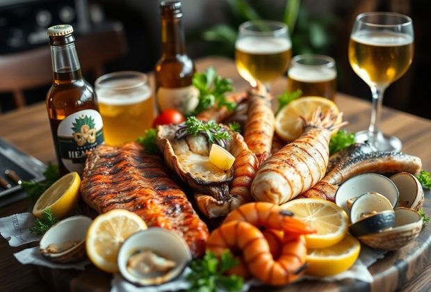 Abbinare birra artigianale e pesce, sfide e sorprese in cucina. Idee per antipasti e secondi di mare valorizzati dalla birra. 2 Abbinare birra artigianale e pesce, sfide e sorprese in cucina. Idee per antipasti e secondi di mare valorizzati dalla birra. 1